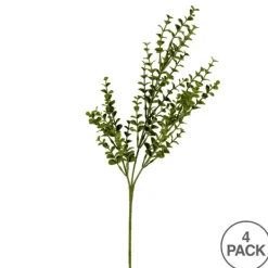 Stems & Bouquets-Kirkland's Home Eucalyptus Bushes, Set Of 4 Green