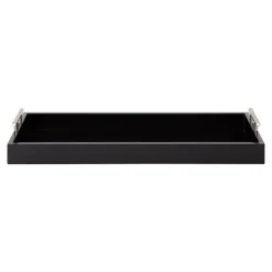 Decorative Trays-Kirkland's Home Evelyn Narrow Decorative Tray Black