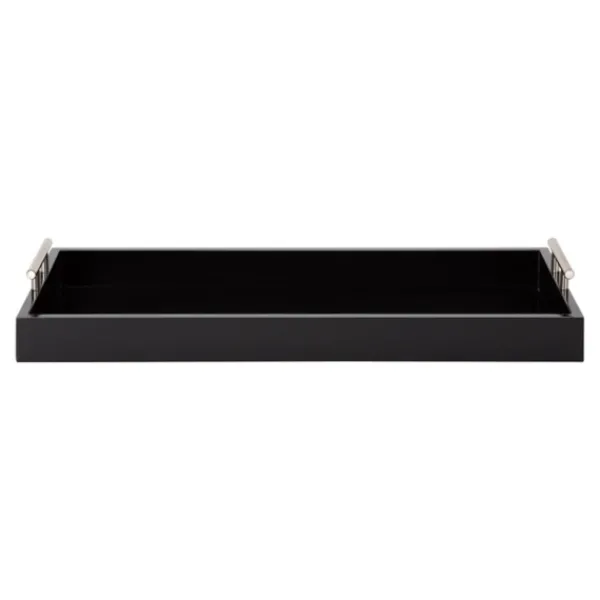 Decorative Trays-Kirkland's Home Evelyn Narrow Decorative Tray Black