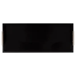 Decorative Trays-Kirkland's Home Evelyn Narrow Decorative Tray Black