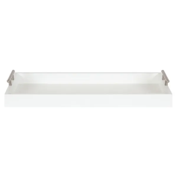Decorative Trays-Kirkland's Home Evelyn Narrow Decorative Tray White