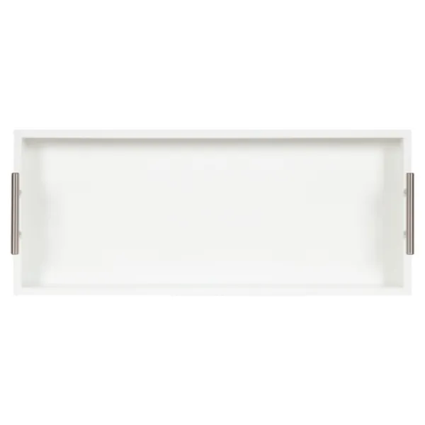 Decorative Trays-Kirkland's Home Evelyn Narrow Decorative Tray White