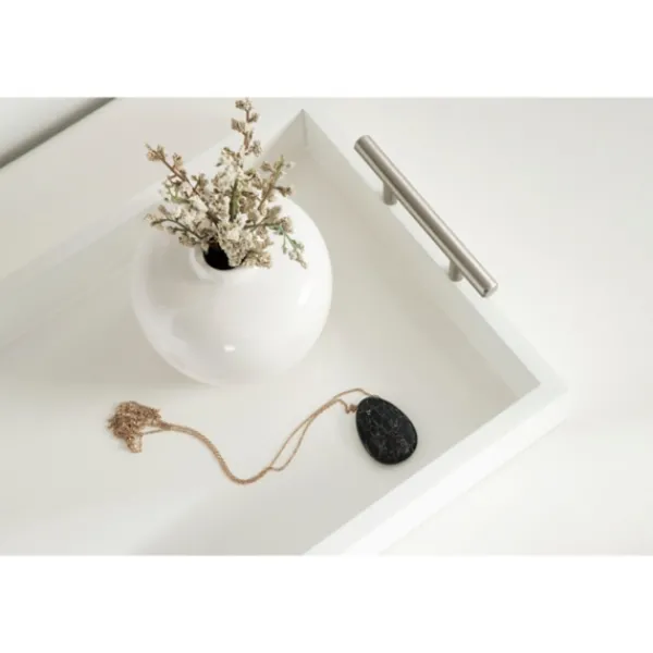 Decorative Trays-Kirkland's Home Evelyn Narrow Decorative Tray White