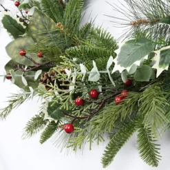 Wreaths-Kirkland's Home Ever S And Eucalyptus Berry Wreath Green