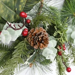 Wreaths-Kirkland's Home Ever S And Eucalyptus Berry Wreath Green