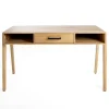 Office Furniture-Kirkland's Home Everett Mango Wood Desk Brown