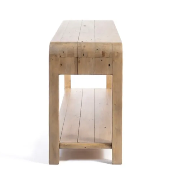 Console Tables-Kirkland's Home Everson Wood Console Table Tan