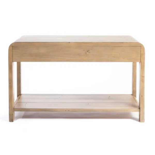 Console Tables-Kirkland's Home Everson Wood Console Table Tan
