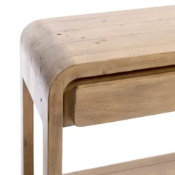 Console Tables-Kirkland's Home Everson Wood Console Table Tan