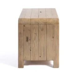 Accent & End Tables-Kirkland's Home Everson Wood Side Table Tan