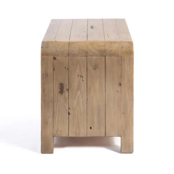 Accent & End Tables-Kirkland's Home Everson Wood Side Table Tan