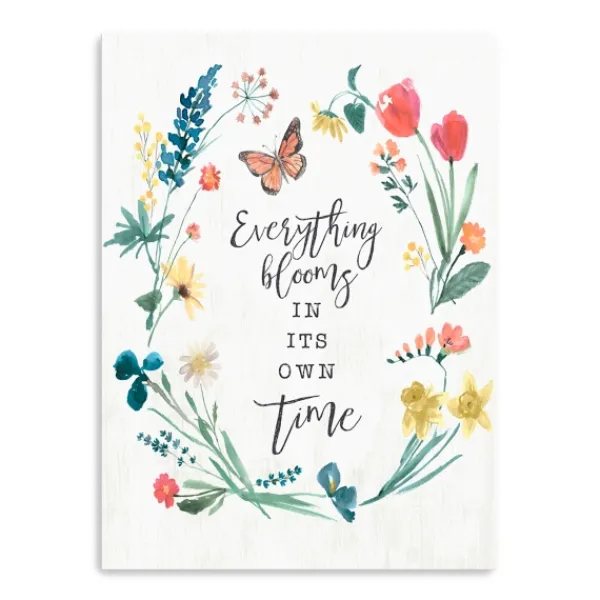 Canvas Art-Kirkland's Home Everything Blooms Canvas Art Print White/Multi