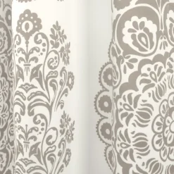 Curtains & Drapes-Kirkland's Home Evie Medallion Curtain Panel Set, 95 In. Tan