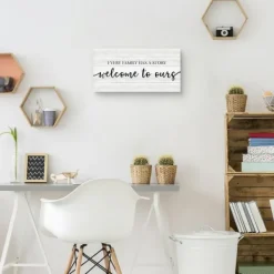 Wall Quotes & Signs-Kirkland's Home Family Story Canvas Art Print, 24X12 In. White/Black