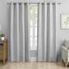Curtains & Drapes-Kirkland's Home Fans Blackout Curtain Panel Set, 96 In. Gray