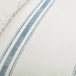 Duvets-Kirkland's Home Farmhouse Stripe 2-Pc. Twin Xl Duvet Set Blue