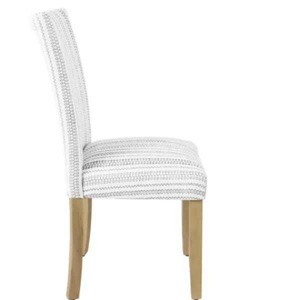 Dining Chairs-Kirkland's Home Farmhouse Stripes Highback Dining Chairs, Set Of 2 Blue/White