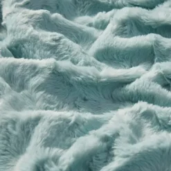 Blankets & Throws-Kirkland's Home Faux Fur Oversized Throw Green