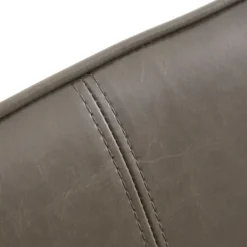 Accent Chairs-Kirkland's Home Faux Leather Accent Chair With Gold Base Gray