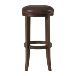 Bar Stools & Counter Height Stools-Kirkland's Home Faux Leather Bar Stools, Set Of 2 Brown