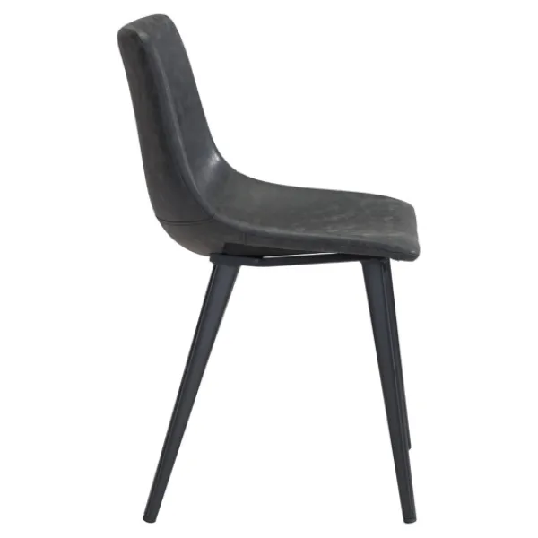 Dining Chairs-Kirkland's Home Faux Leather Scoop Dining Chairs, Set Of 2 Black