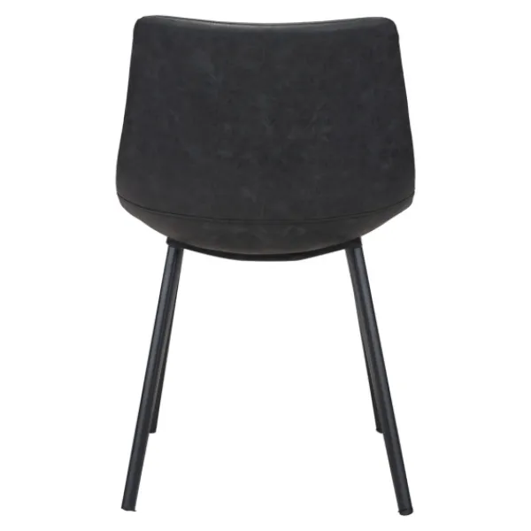 Dining Chairs-Kirkland's Home Faux Leather Scoop Dining Chairs, Set Of 2 Black