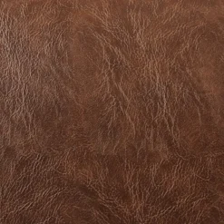Accent Chairs-Kirkland's Home Faux Leather Sloped Arm Accent Chair Brown