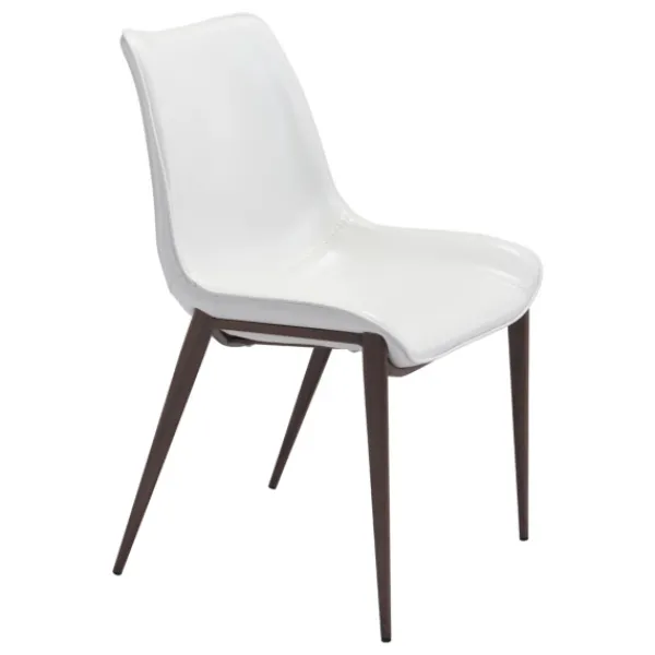 Dining Chairs-Kirkland's Home Faux Leather Stitch Dining Chairs, Set Of 2 White