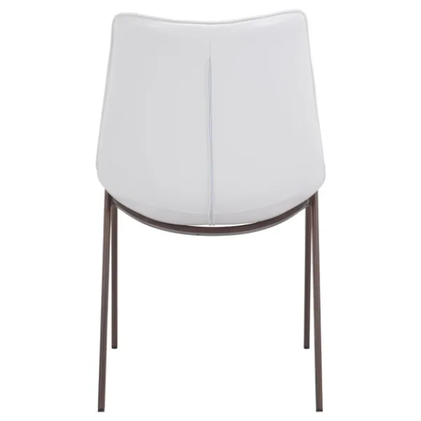 Dining Chairs-Kirkland's Home Faux Leather Stitch Dining Chairs, Set Of 2 White