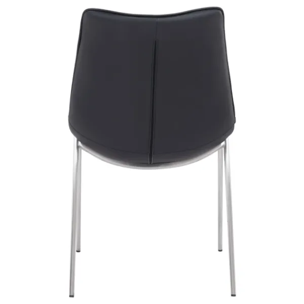 Dining Chairs-Kirkland's Home Faux Leather Stitch Dining Chairs, Set Of 2 Black