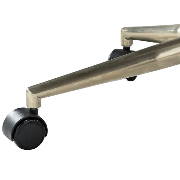 Office Furniture-Kirkland's Home Faux Leather Tufted Back Office Chair Brown