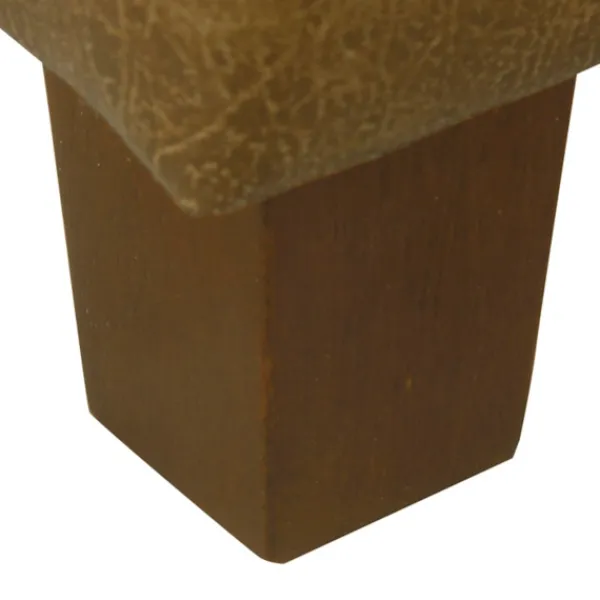 Benches & Ottomans-Kirkland's Home Faux Leather Tufted Storage Ottoman Brown