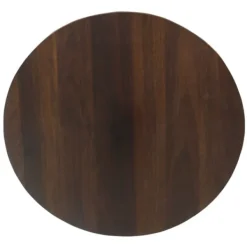 Benches & Ottomans-Kirkland's Home Faux Leather Wood Top Storage Ottoman Brown