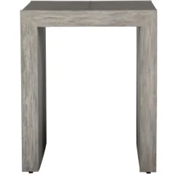 Accent & End Tables-Kirkland's Home Faux Shagreen Accent Table Gray
