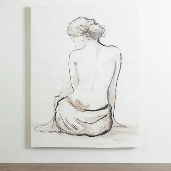 Canvas Art-Kirkland's Home Figural Elegance Canvas Art Print Black/White
