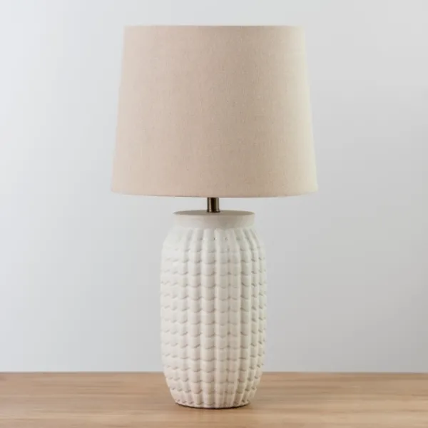 Table Lamps-Kirkland's Home Finley Ceramic Table Lamp Ivory