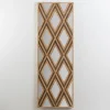 Wall Plaques-Kirkland's Home Fir Wood Diamond Mirrored Wall Plaque Tan/Gray