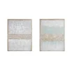 Canvas Art-Kirkland's Home Flatland Glitter Canvas Art Prints, Set Of 2 Multi