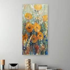 Canvas Art-Kirkland's Home Floral Expression Iv Giclee Canvas Art Print Multi