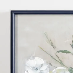 Framed Art-Kirkland's Home Floral Framed Canvas Art Print White