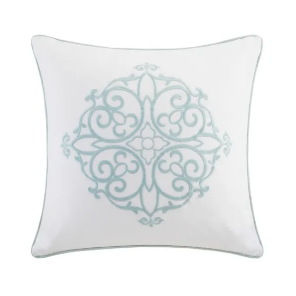 Comforters-Kirkland's Home Floral Full/Queen 4-Pc. Comforter Set White