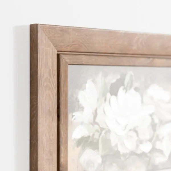 Framed Art-Kirkland's Home Floral In Vase Framed Art Print White