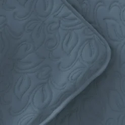 Quilts-Kirkland's Home Floral Stitch 2-Pc. Twin Quilt Set Blue
