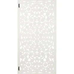 Wall Plaques-Kirkland's Home Floral Wood Plaque, 48X28 In. White