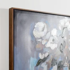 Canvas Art-Kirkland's Home Flower S Bouquet Canvas Art Print Blue