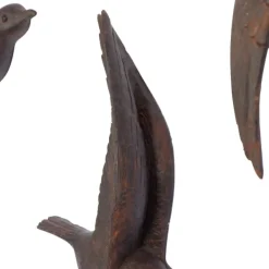 Wall Plaques-Kirkland's Home Flying Birds Wall Sculptures, Set Of 3 Brown