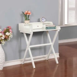 Office Furniture-Kirkland's Home Folding Caty Desk White