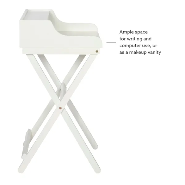 Office Furniture-Kirkland's Home Folding Caty Desk White