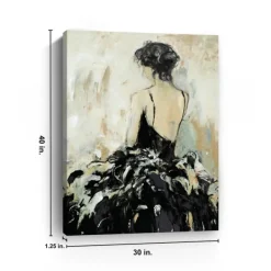 Canvas Art-Kirkland's Home Fond Reflections Giclee Canvas Art Print Gray/Tan