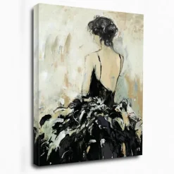 Canvas Art-Kirkland's Home Fond Reflections Giclee Canvas Art Print Gray/Tan